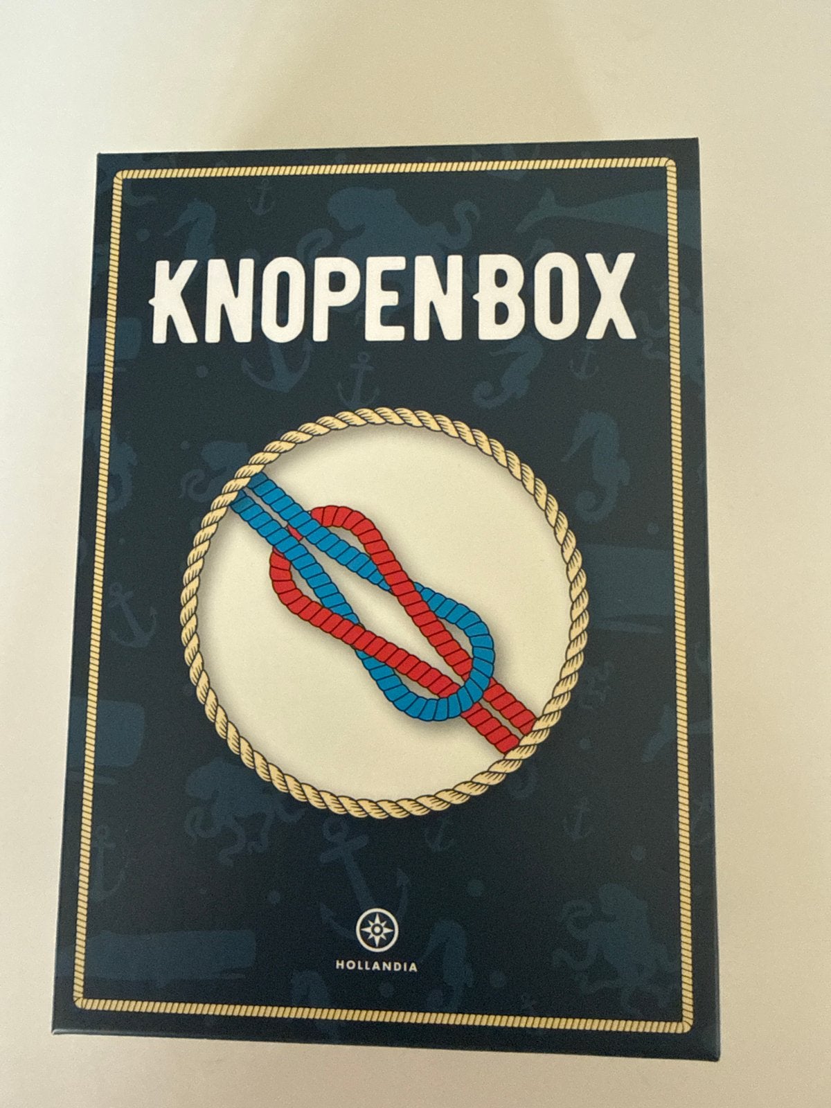 Knoopbox Hollandia - Leer zeemanskopen leggen, Hobby en Vrije tijd, Ophalen of Verzenden, Zo goed als nieuw
