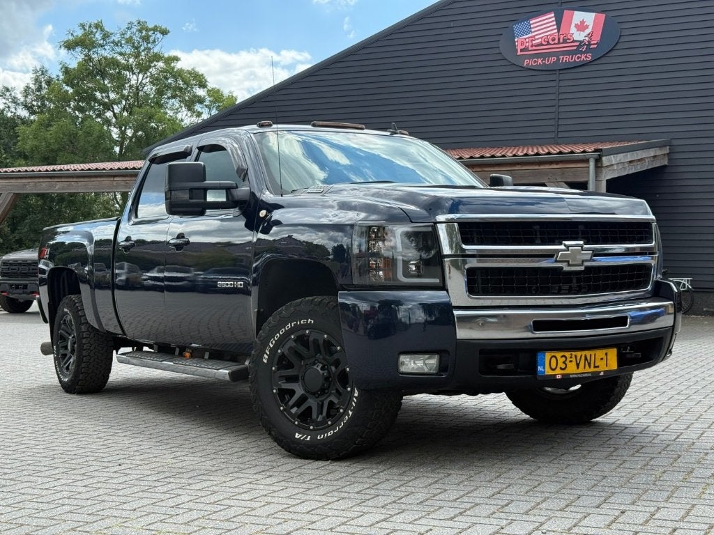 Chevrolet Silverado LTZ 2500HD 6.6L V8 Duramax Diesel Pickup, Automaat, 6600 cc, Blauw, Leder