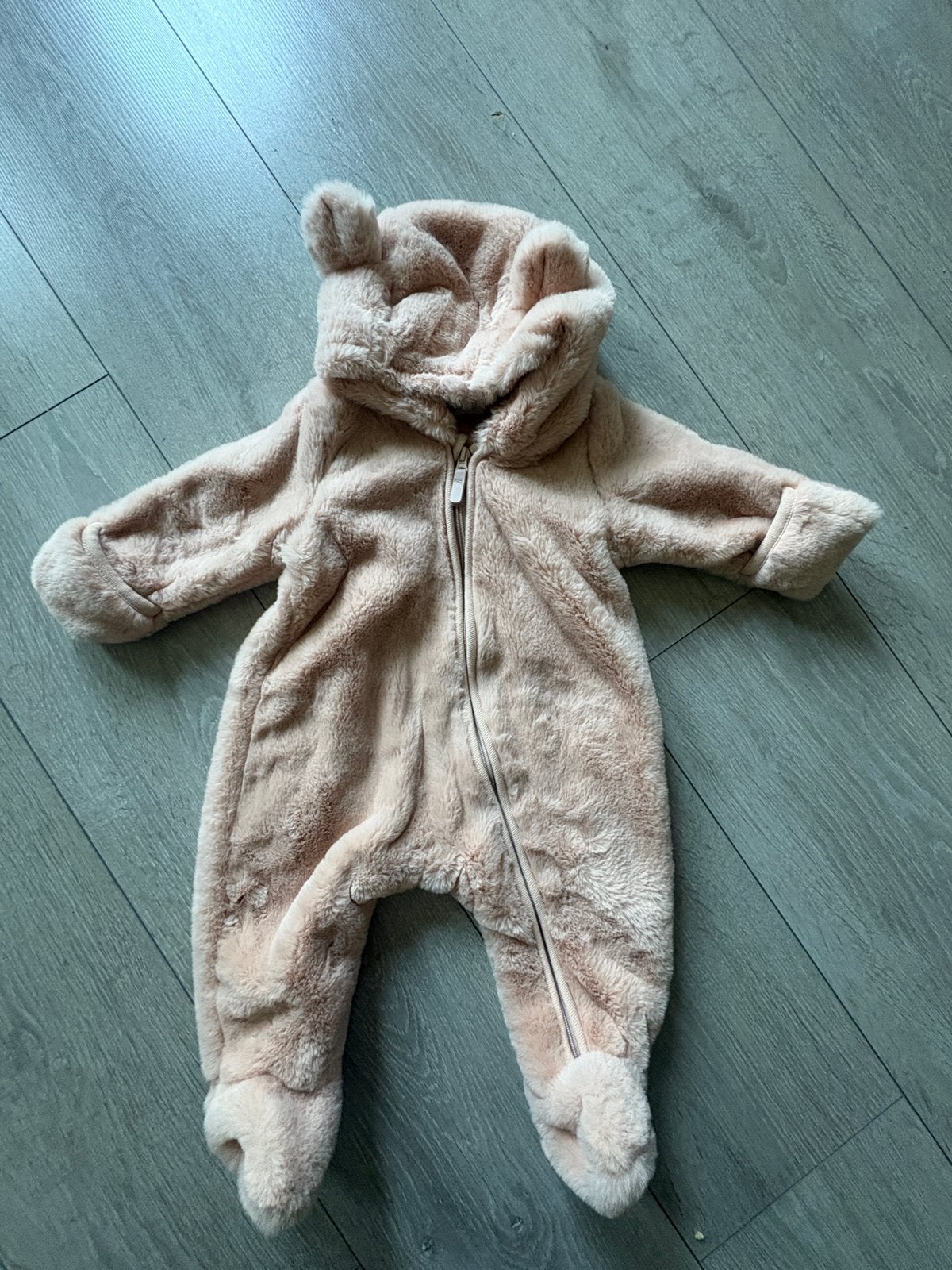 Zgan meisjes berenpakje maat 56, Kinderen en Baby's, Babykleding | Maat 56, Ophalen of Verzenden, Zo goed als nieuw, Meisje, Pakje