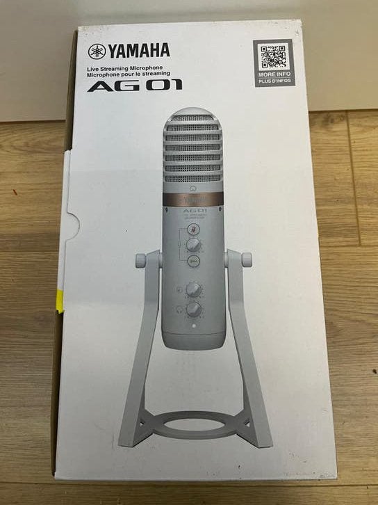 Yamaha AG01 - Wit - nieuw in originele verpakking, Ophalen of Verzenden, Nieuw, Studiomicrofoon
