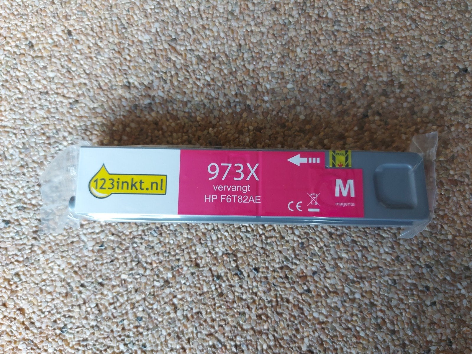 Inktcartridge 973X Magenta vervangt HP F6T82AE, 123inkt.nl (compatibel met HP), Inkjetprinter, Ophalen of Verzenden, Nieuw