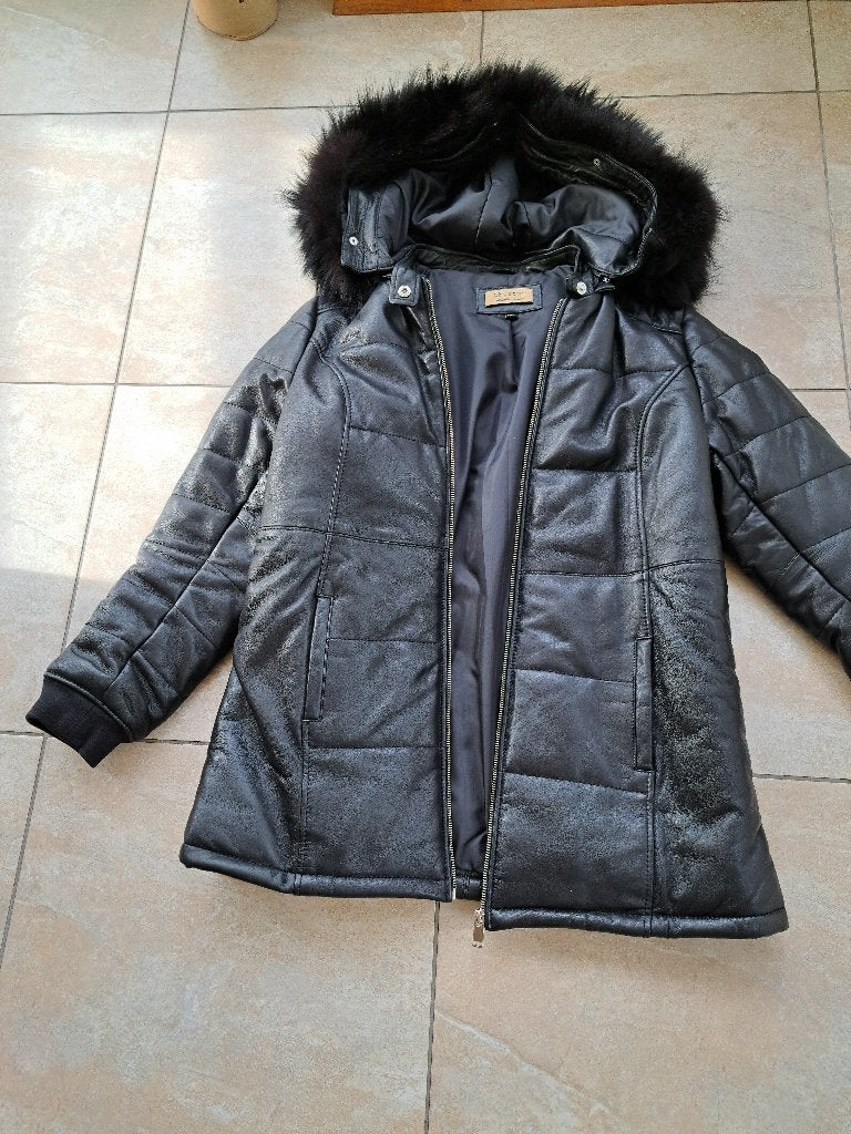 Leren jas van Chyston, Kleding | Heren, Zwart, Chyston, Nieuw, Overige maten