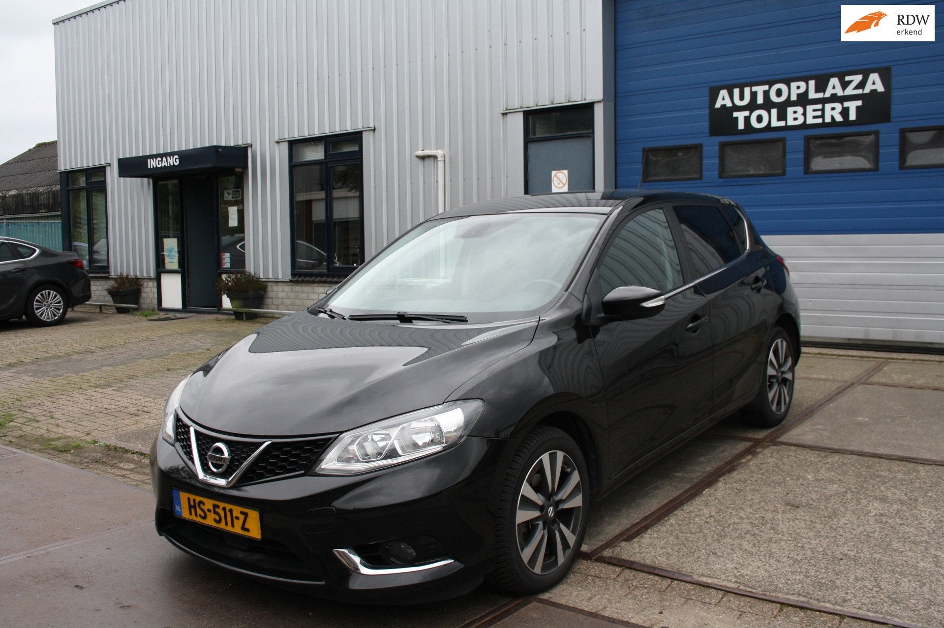 Nissan Pulsar 1.2 DIG-T Connect Edition *AUTOMAAT*BJ'15*95.D, Auto's, Euro 5, Stof, Gebruikt, Zwart