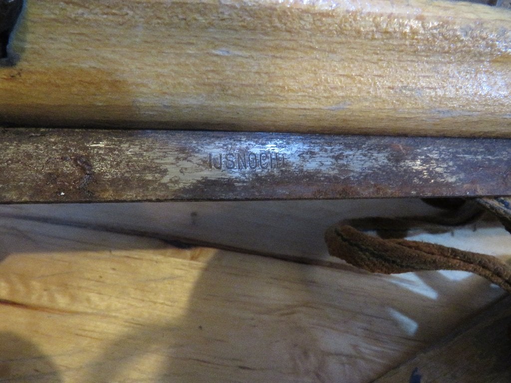ijsnoch vintage houten friese doorlopers mt 23 = mt 34,5?, Antiek en Kunst, Ophalen of Verzenden