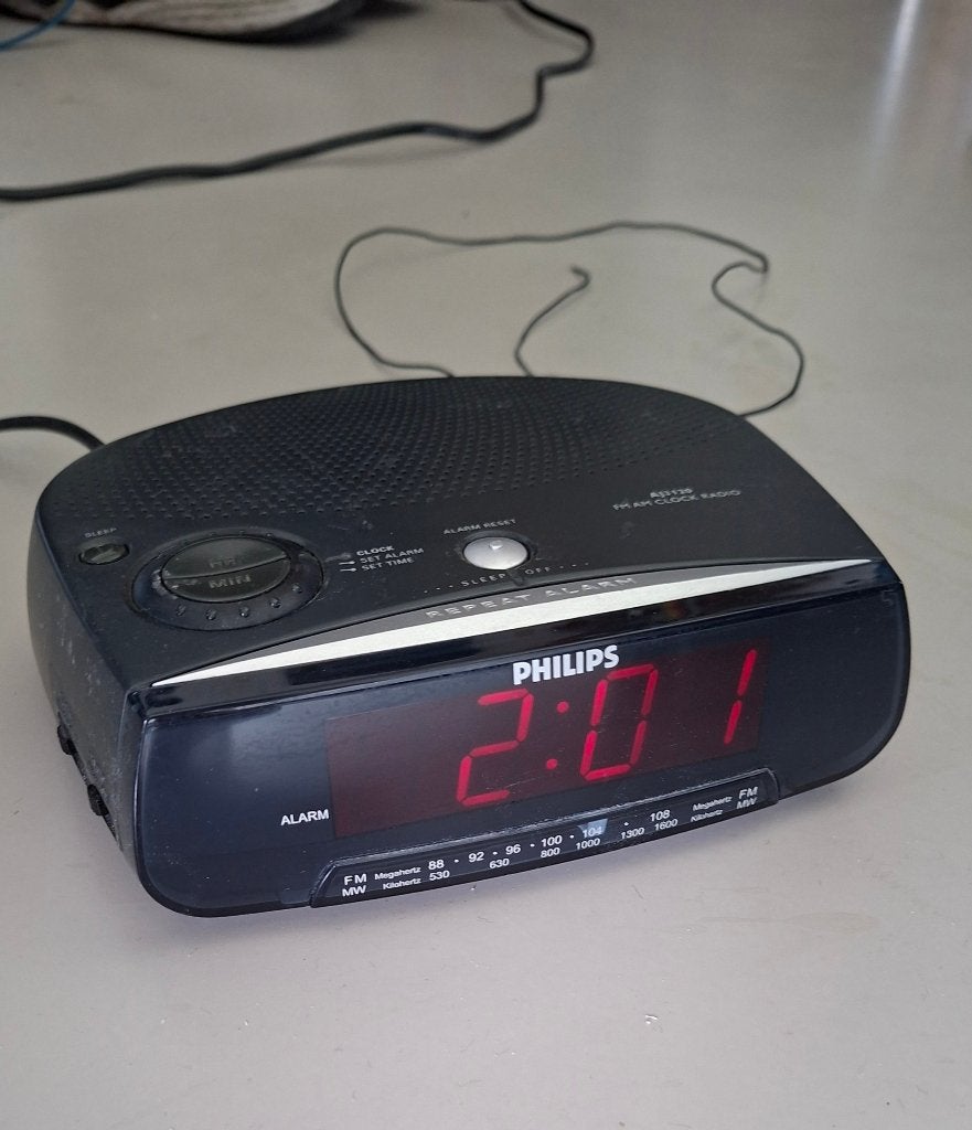 Philips wekkerradio, Ophalen of Verzenden, Gebruikt, Digitaal