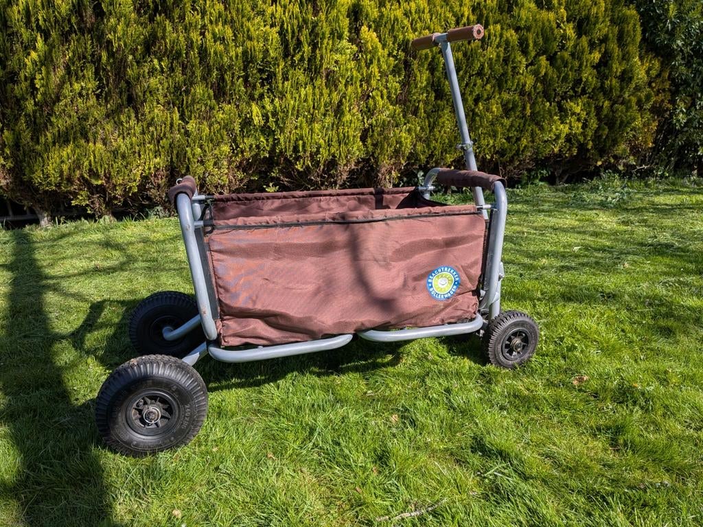 Oersterke bolderkar beachtrekker voor ruw terrein, Ophalen, Opvouwbaar, Gebruikt