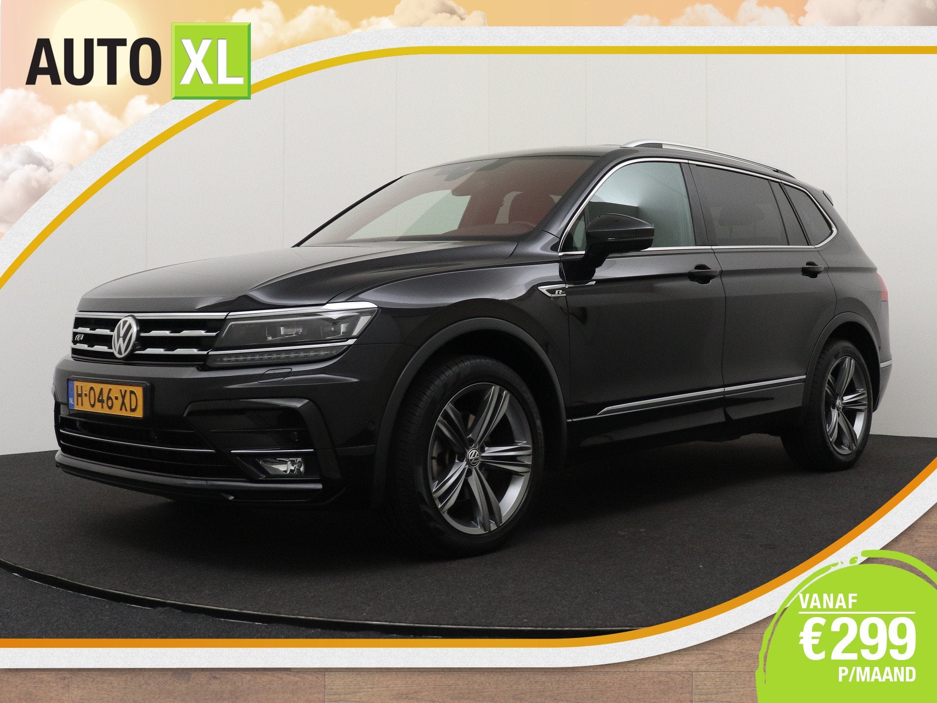 Volkswagen Tiguan Allspace 1.5 150 PK Aut. R-Line 7p. Trekha, 150 pk, 7 stoelen, Zwart, Bedrijf