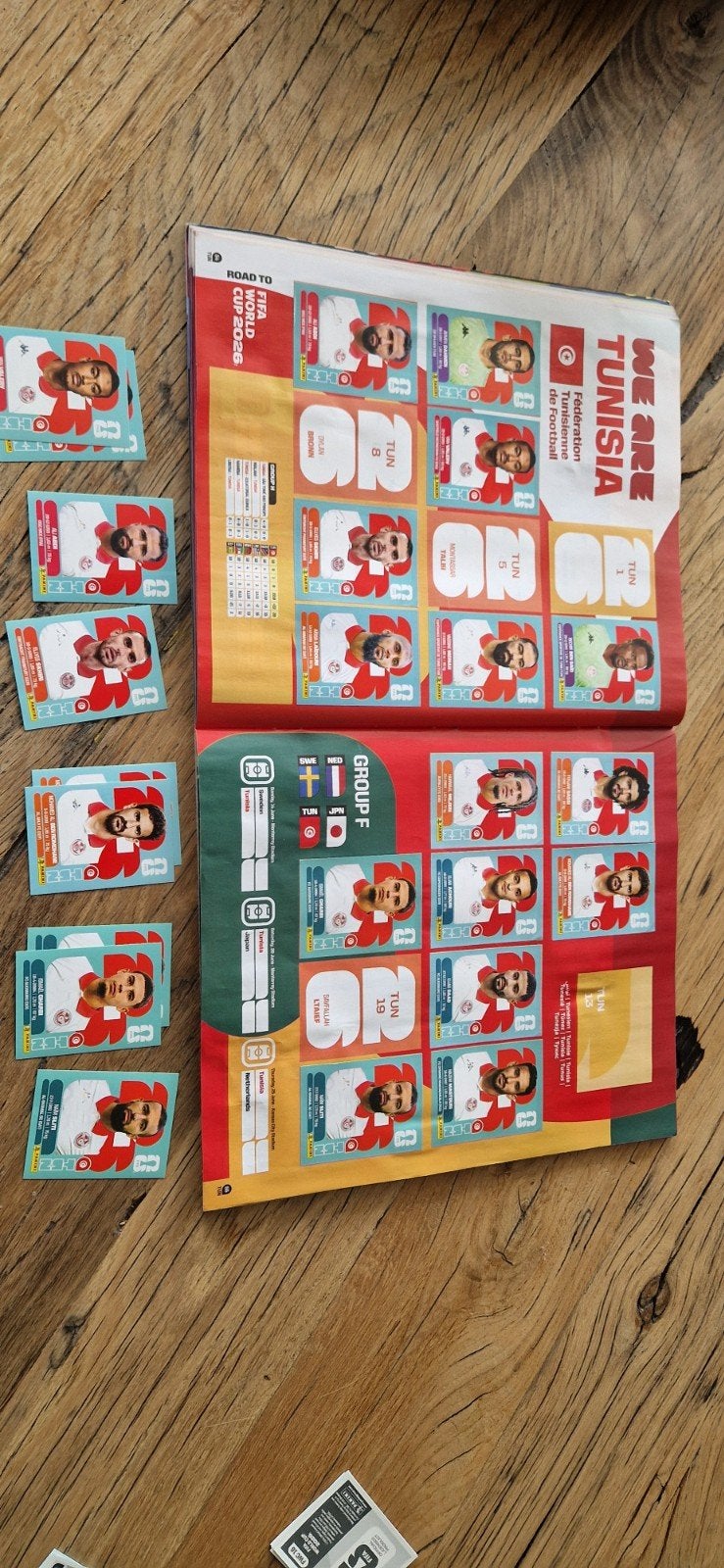 Panini FIFA World Cup 2022 Tunesië Album met stickers, Ophalen of Verzenden, Zo goed als nieuw, Stickers en Plaatjes