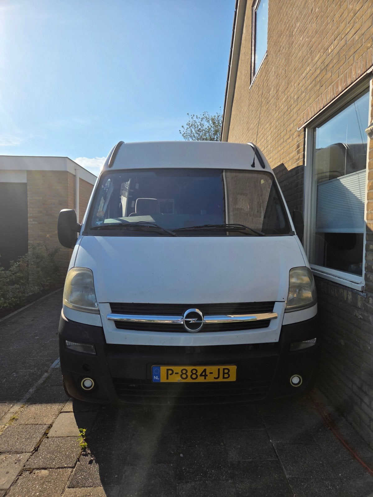 Camperbus Opel Movano BJ 2008, Auto's, Opel, Movano, 2000 kg, 100 pk, Wit
