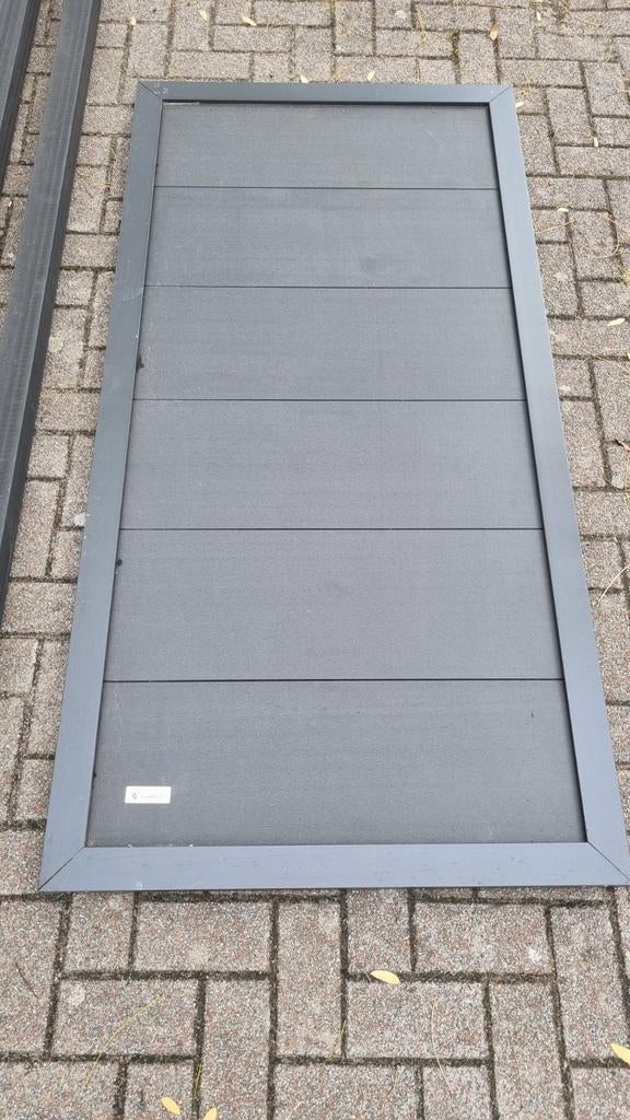 Elephant Composiet schuttingdeel 90x180 met diverse palen, Tuin en Terras, Schuttingen, Ophalen, Kunststof, Minder dan 3 meter