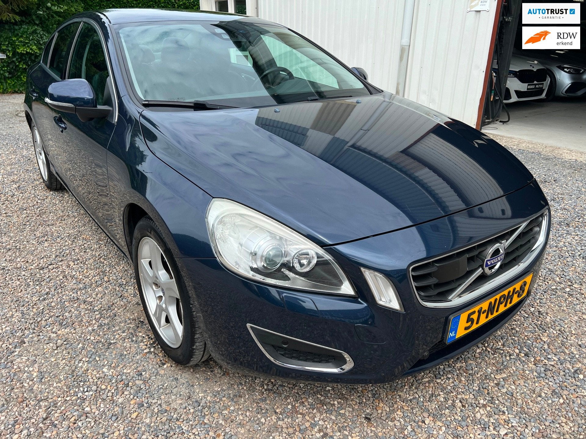 Volvo S60 2.0T Summum AUTOMAAT.NEW-APK.LEER.MEM.XENON.NAP!, Auto's, Euro 5, Zwart, 4 cilinders, Blauw