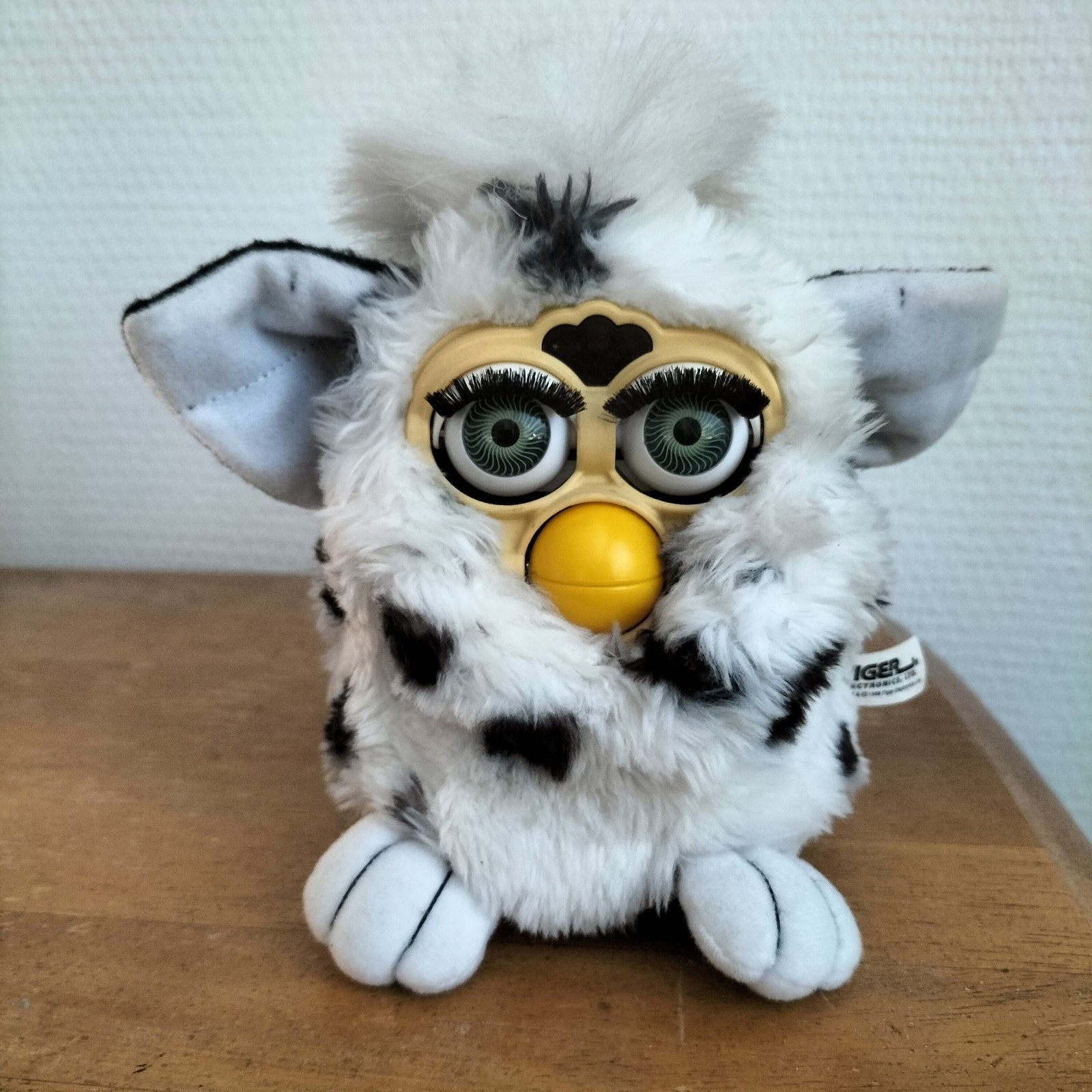 Vintage Furby 1998 Tiger Electronics - Zwart/Wit Dalmatiër, Overige merken, Met geluid, Overige karakters, Overige typen