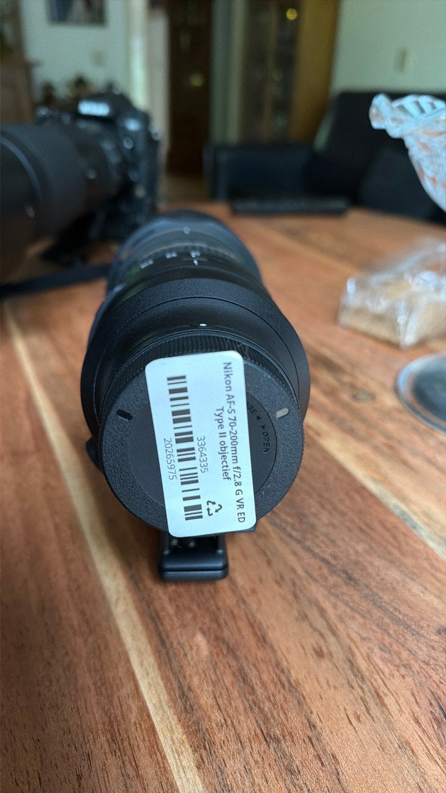 Nikon AF-S 70-200mm f/2.8G VR ED objectief, Ophalen, Autofocus, Nikon, Telelens