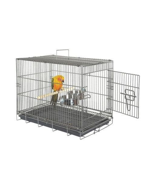 gezocht reiskooi papegaai, Ophalen, Zo goed als nieuw, Metaal, Vogelkooi