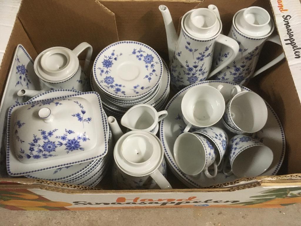 vintage servies Feltmann Bavaria 46 delen, Gebruikt, Keramiek, Ophalen of Verzenden, Overige stijlen