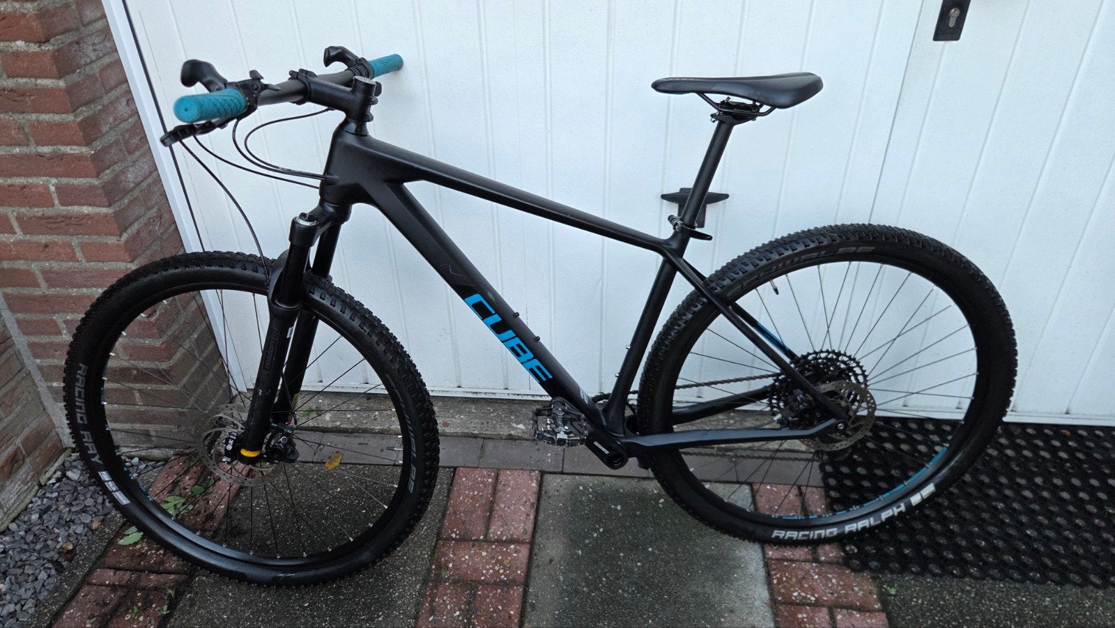 Cube Reaction C:62 carbon MTB uit 2021 -1x12 versnellingen L, Gebruikt, Hardtail, 45 tot 49 cm, Schijfrem