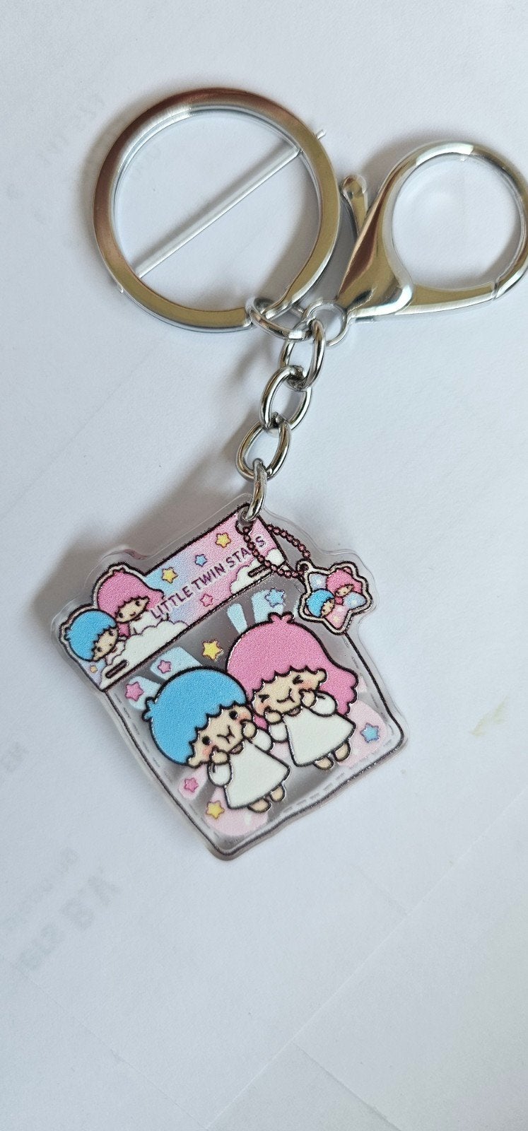 Little Twin Stars sleutelhanger - Sanrio, Ophalen of Verzenden, Zo goed als nieuw, Knuffel of Figuurtje