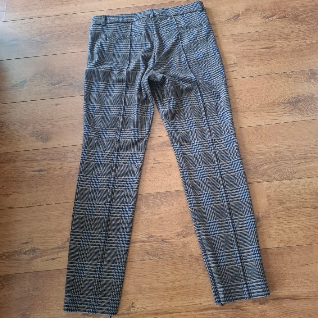 Geruite broek met ritsdetails, Cambio, Meerkleurig, Maat 42/44 (L), Ophalen of Verzenden