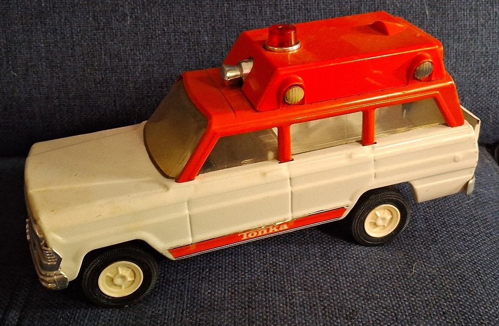 Tonka ambulance, Ophalen of Verzenden, Zo goed als nieuw