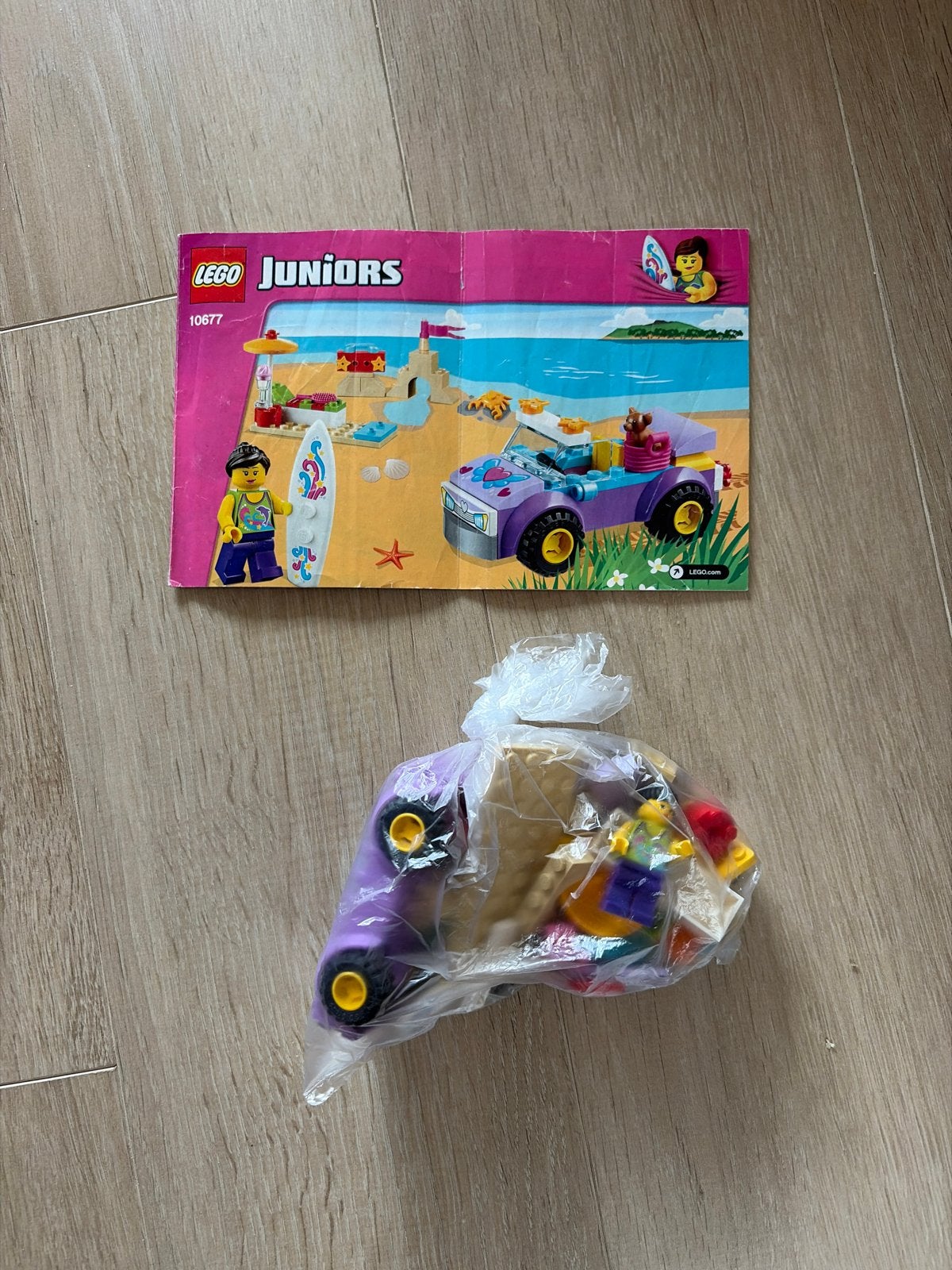 LEGO Juniors 10677 Strandbuggy Avontuur, Ophalen, Gebruikt