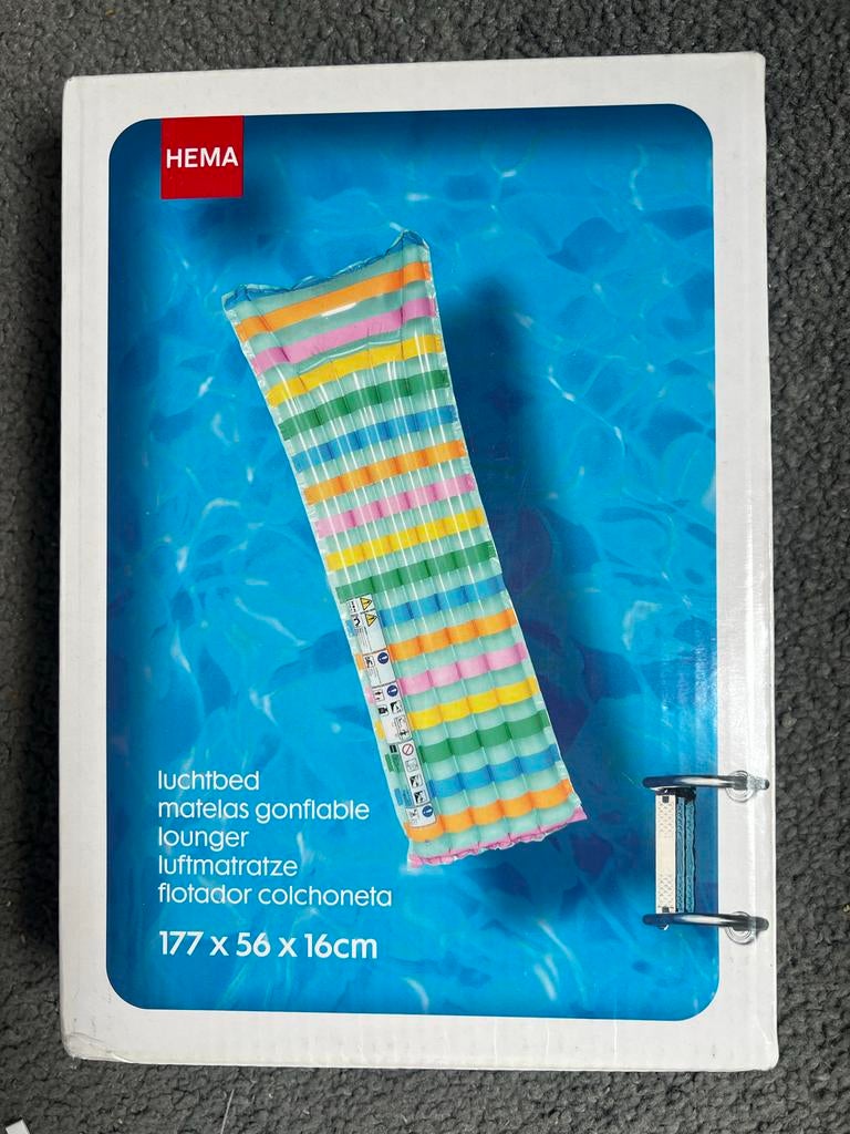 HEMA luchtbed 177 x 56 x 16cm, Ophalen, Nieuw, 1-persoons