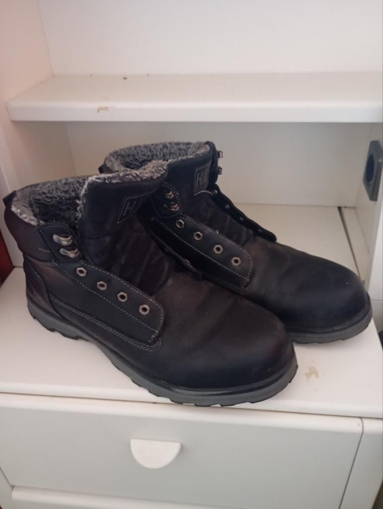 H.I.S. Heren Boots - Zwart - Maat 45, Zwart, Boots, Nieuw, Ophalen of Verzenden