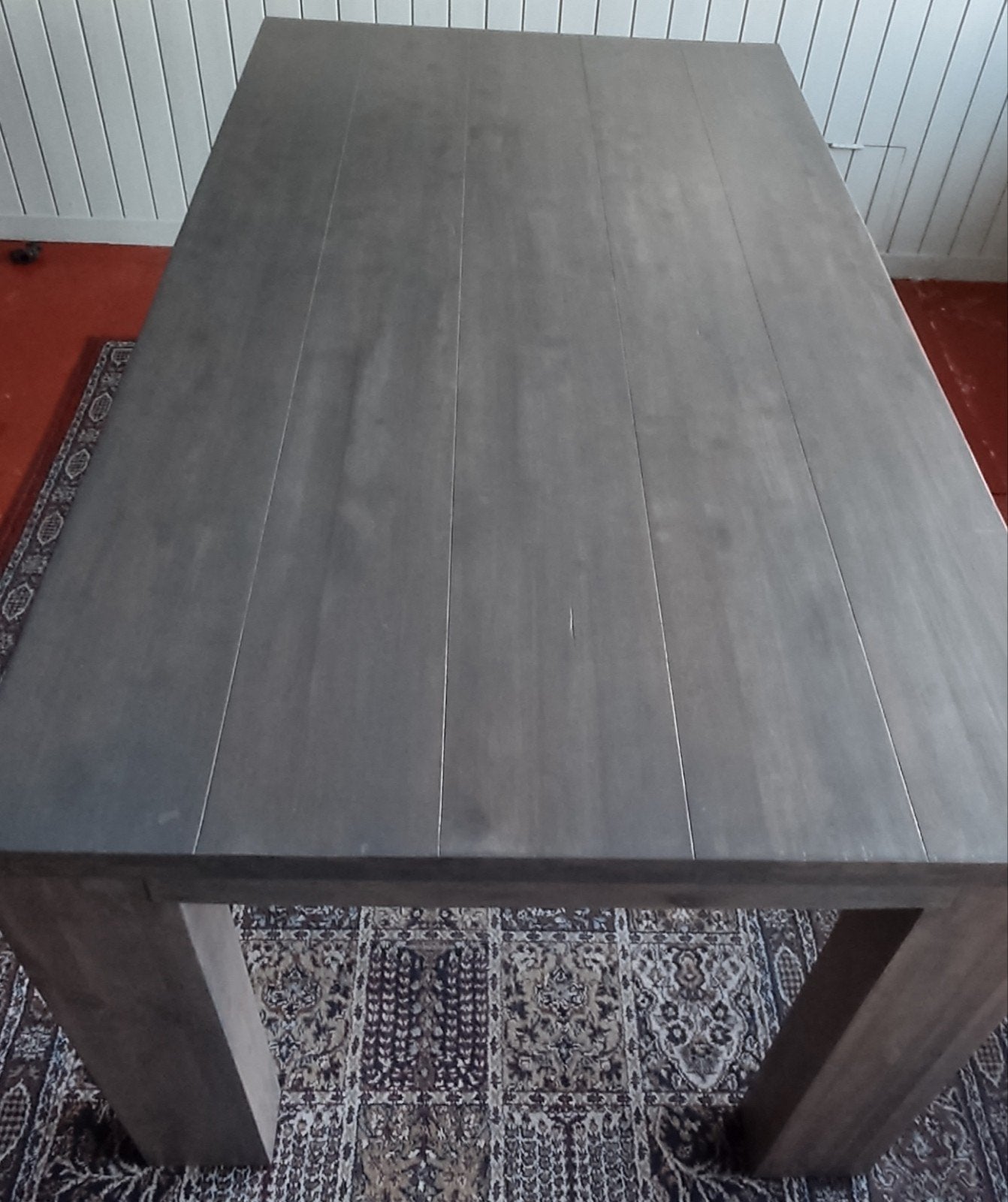 Mooie acaciahouten eettafel, Ophalen