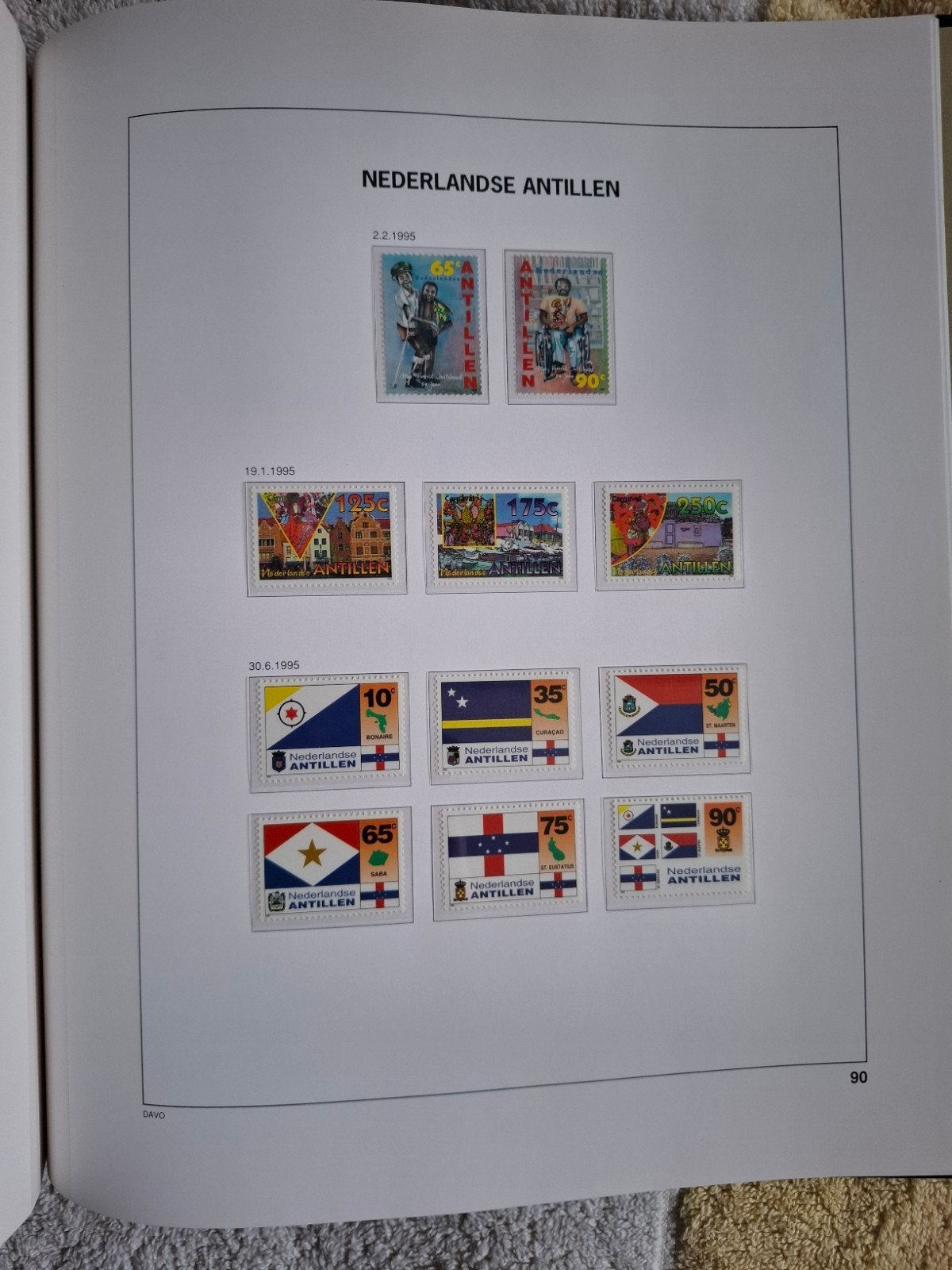 1447 Davo std Overzeese Gebiedsdelen oa Antillen  97 (5/5), Ophalen of Verzenden, Nederland