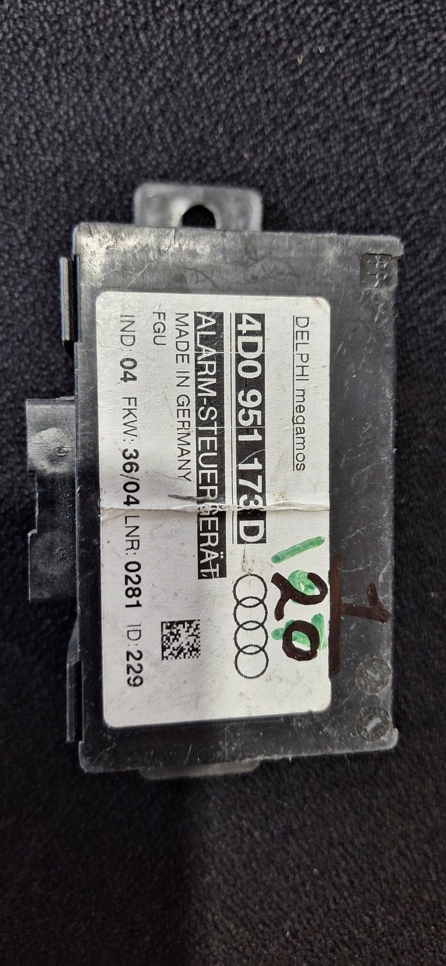Alarm Stuurapparaat Module Audi A3 A4 A6 A8 TT 4D0951173D, Gebruikt, -, -, -