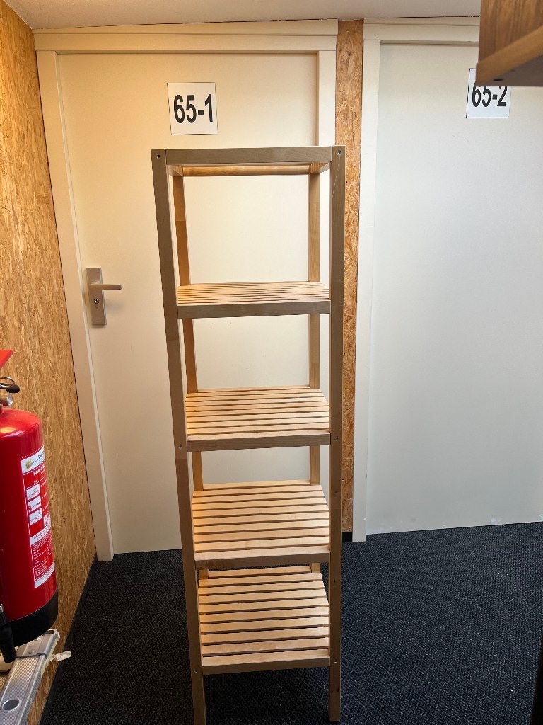 IKEA MOLGER Stellingkast Bamboe | 37 x 37 x 140 cm, Ophalen, Zo goed als nieuw