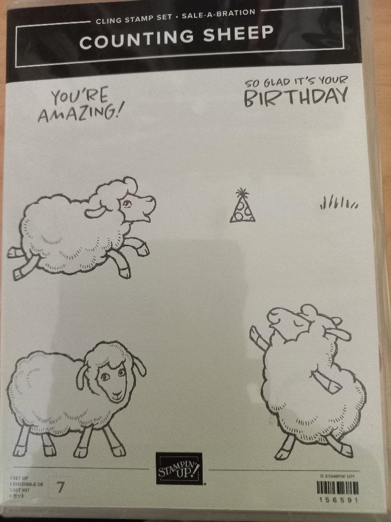 stampinúp counting sheep, Ophalen of Verzenden, Gebruikt, Overige typen