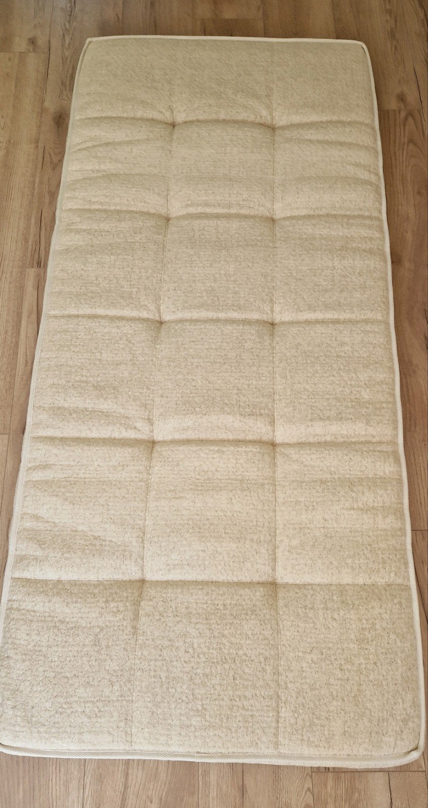 Nieuwe Swiss Sense talalay natuurlatex topmatras wol katoen, 90 cm, Eenpersoons, 210 cm, Nieuw