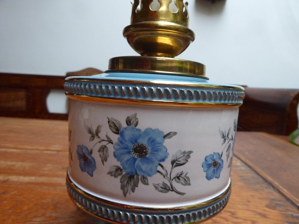 Antiek porseleinen lampje, C. Florentine Italy, Ophalen of Verzenden