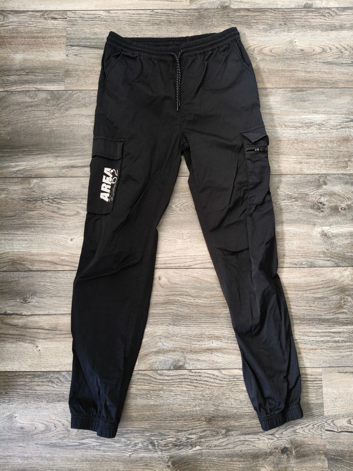 Zwarte cargo broek Chapter Young maat 170 (14-15 jaar), Broek, Gebruikt, Chapter Young, Ophalen of Verzenden