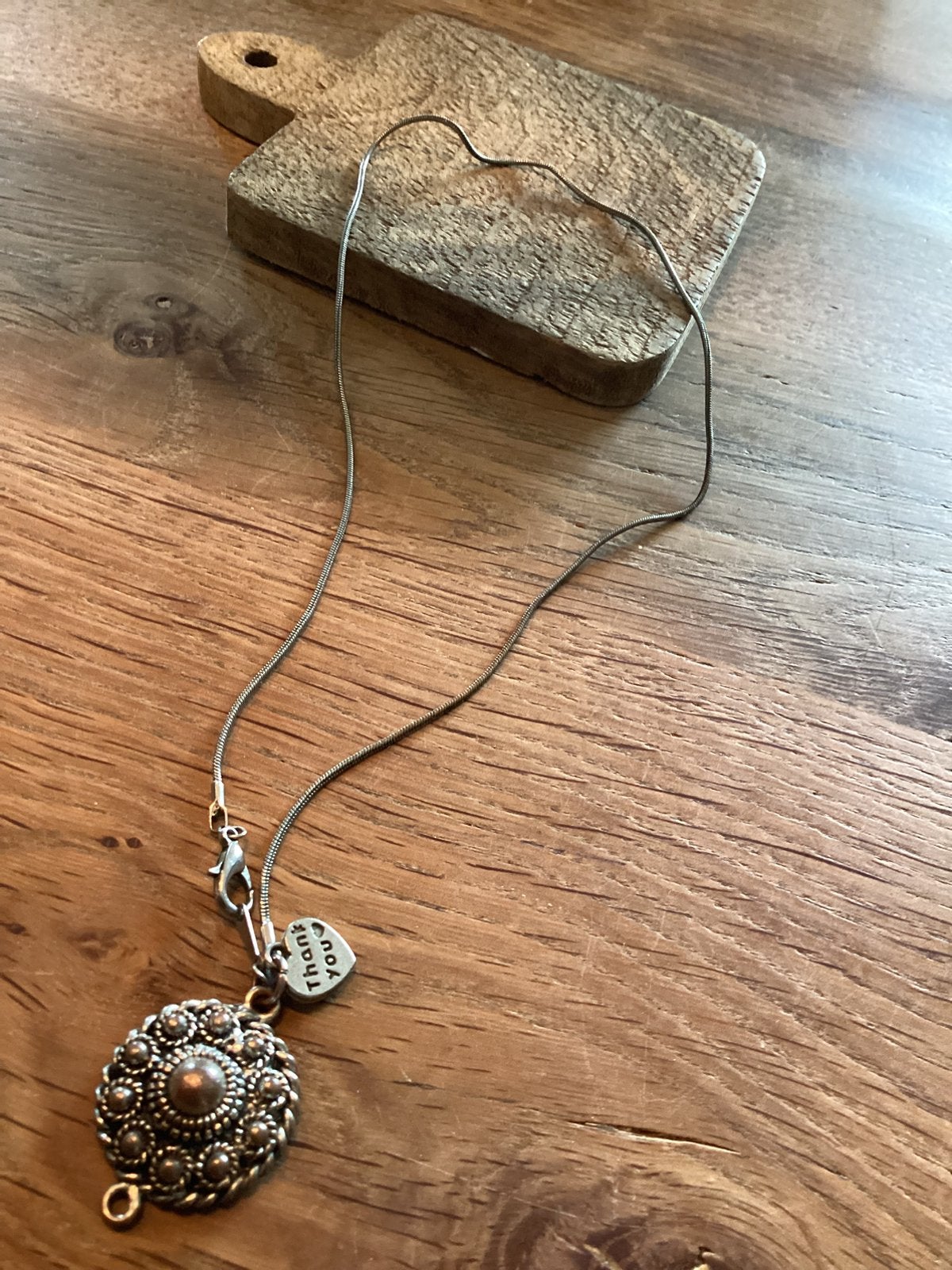 Ketting, Sieraden, Tassen en Uiterlijk, Gebruikt, Verzenden, Zilver, Overige materialen
