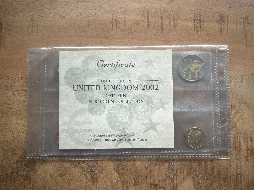 Euro proof set  UK 2002, Postzegels en Munten, Ophalen of Verzenden, Koningin Beatrix, Euro's