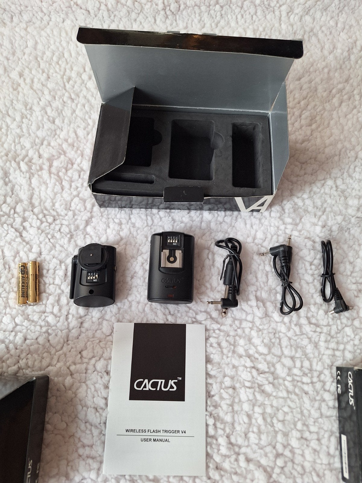 Cactus Wireless Flash Trigger V4 Set, Audio, Tv en Foto, Overige merken, Zo goed als nieuw, Olympus/Micro Four Thirds, Draadloos