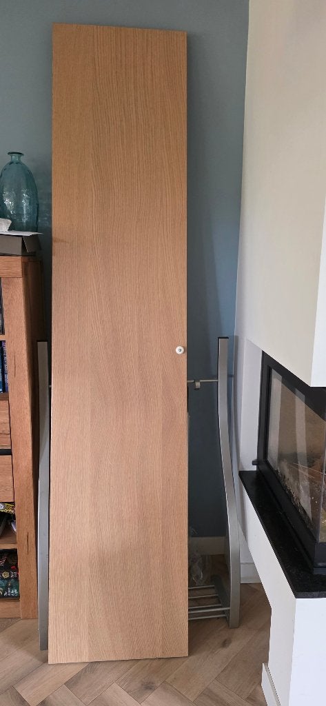 Pax deur houtkleurig, Ophalen, Gebruikt, 200 cm of meer, 50 tot 100 cm