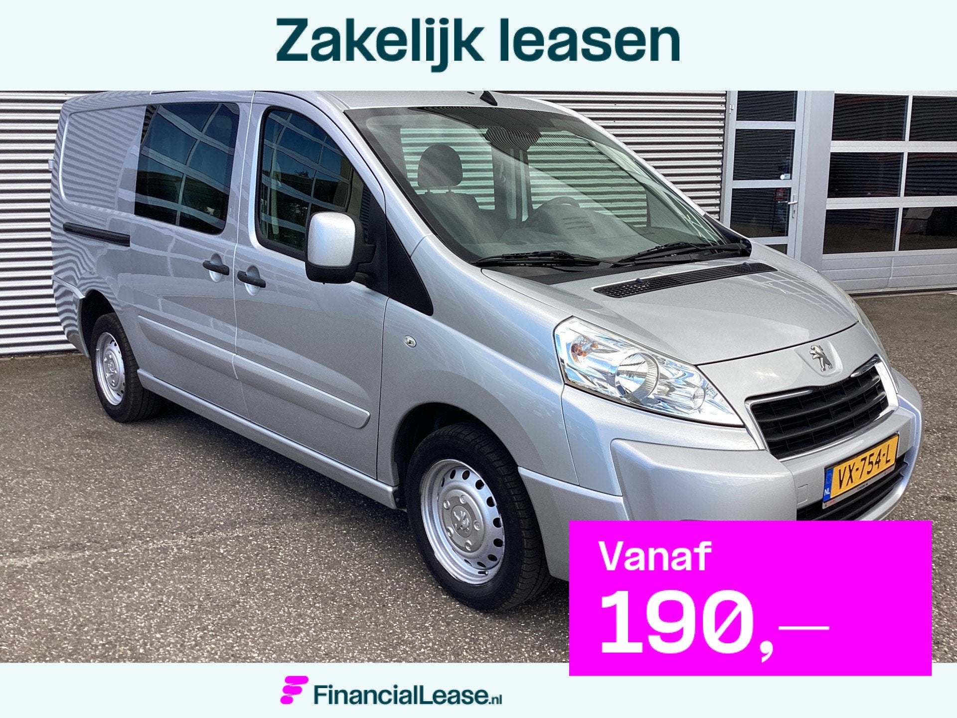 Peugeot Expert 2.0 HDI 130 pk L2 Dubbel Cabine DC EXPORT Air, Voorwielaandrijving, Euro 5, Stof, Gebruikt