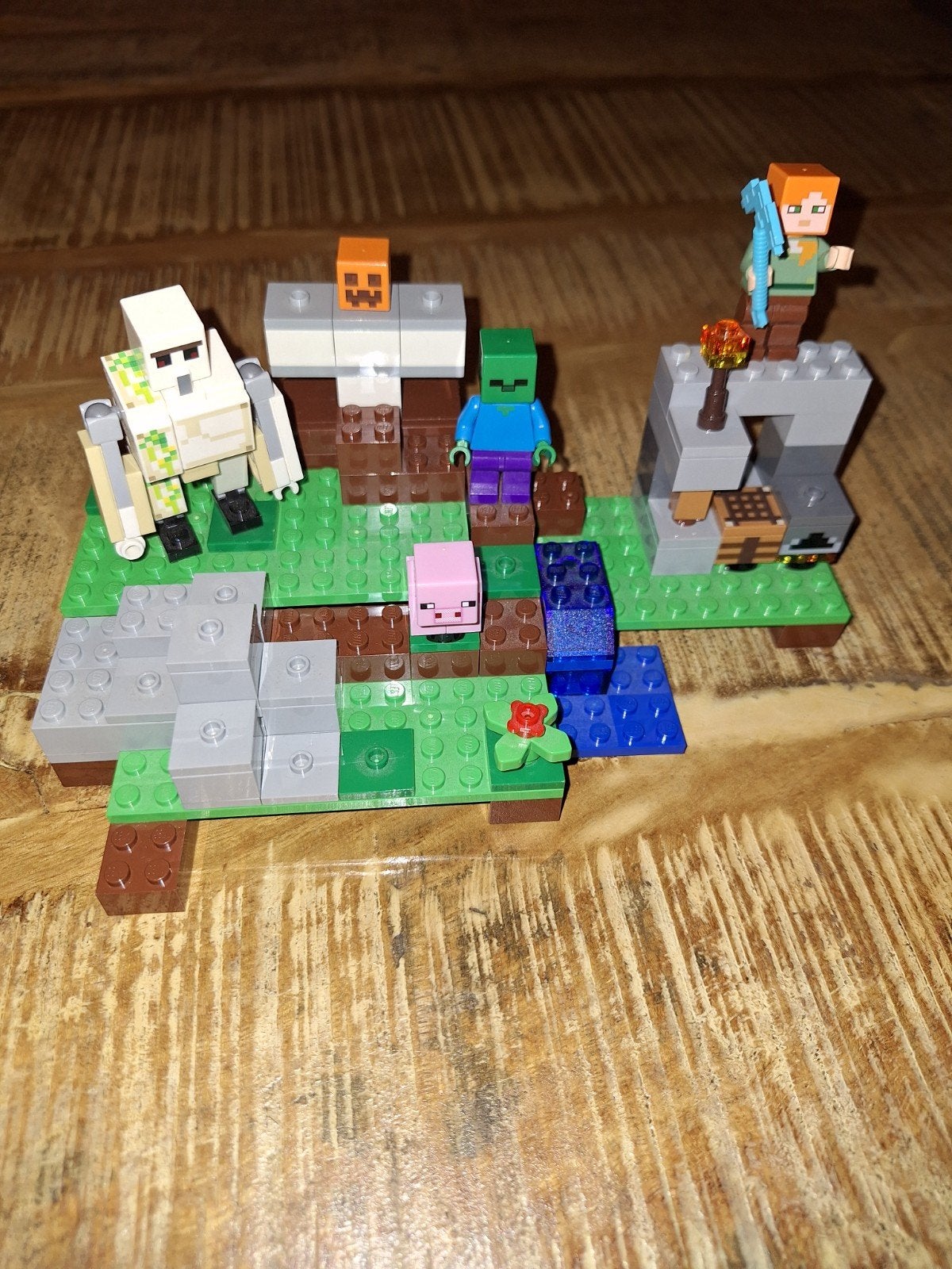 LEGO Minecraft 21123 Iron Golem Set, Ophalen of Verzenden, Zo goed als nieuw, Overige merken