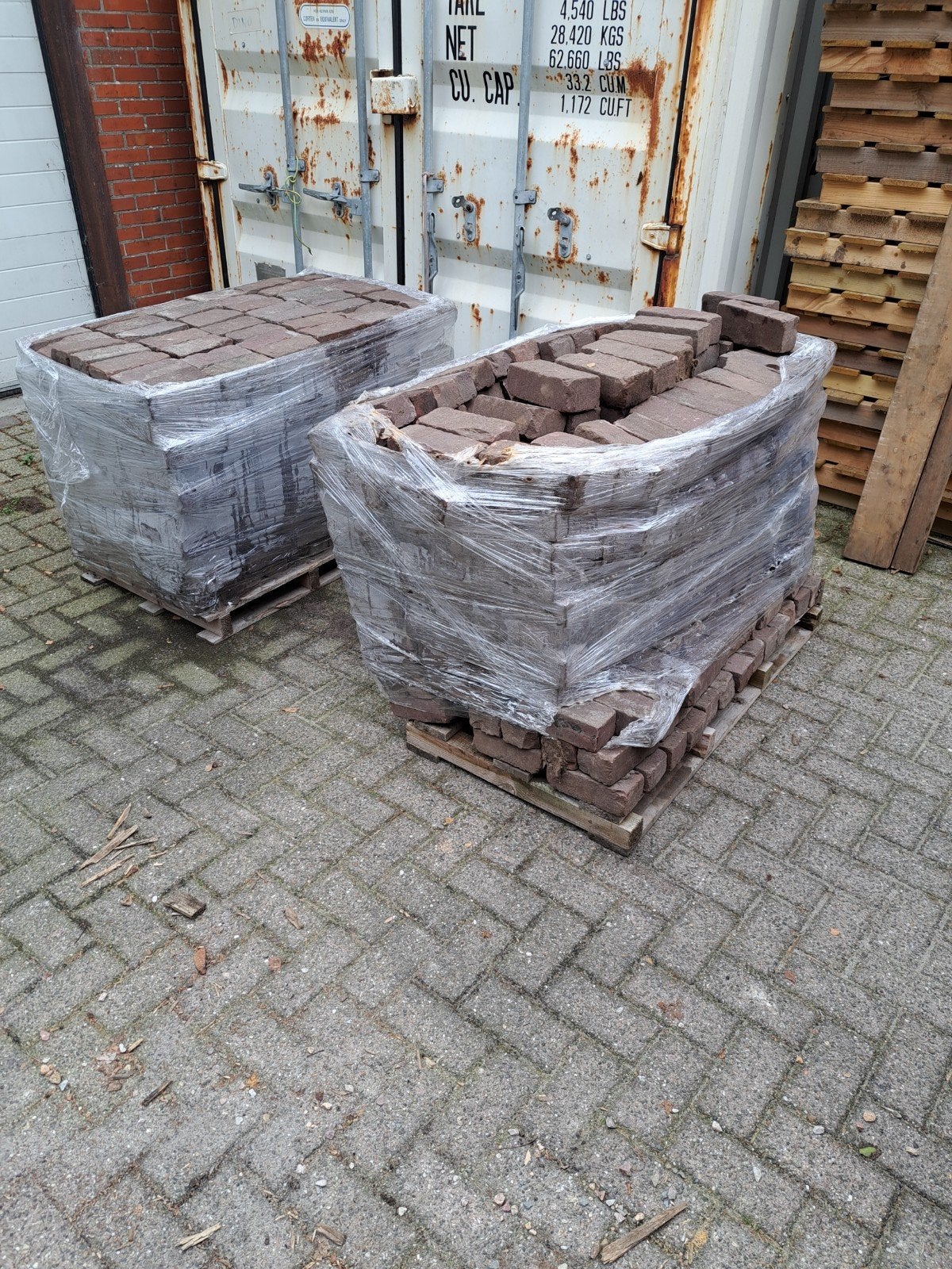 oud gebakken klinkers +-20m2, Ophalen of Verzenden, Bakstenen