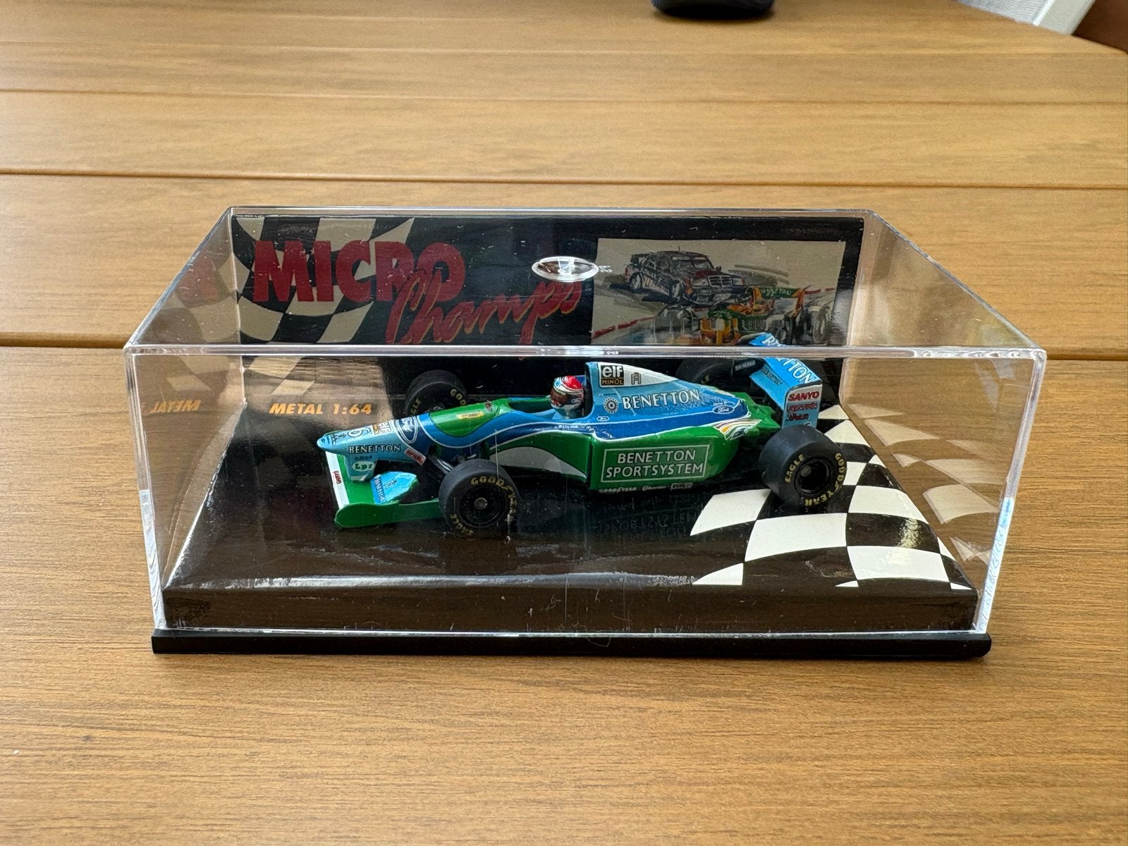 Microchamps Benetton Formule 1 1:64 Jos Verstappen nieuw!, Ophalen of Verzenden, Nieuw, Formule 1