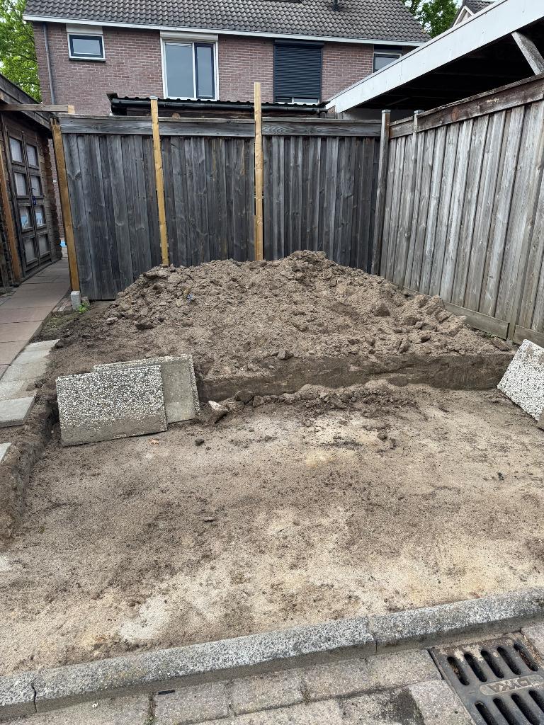 Schoon zwart zand gratis, Tuin en Terras, Zand, Ophalen, Gebruikt, Overige typen
