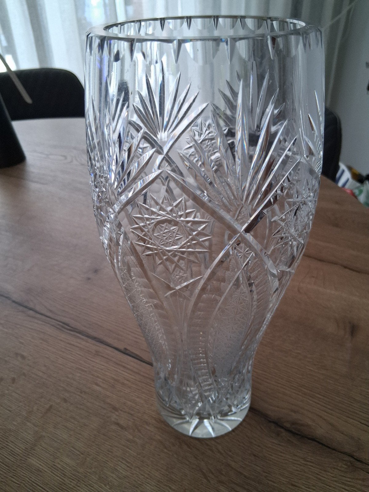 Vintage Kristallen Vaas - 30cm Groot, Ophalen