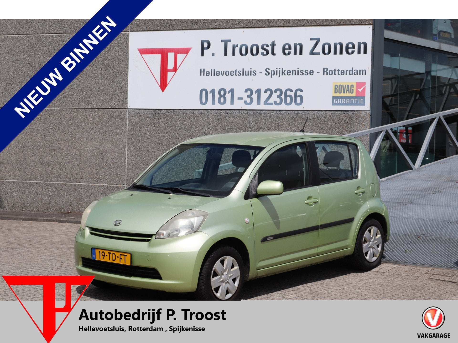 Daihatsu Sirion 2 1.0-12V Airco MEENEEMPRIJS/HANDELSPRIJS/EX, Auto's, Voorwielaandrijving, Elektrische ramen, Stof, Gebruikt