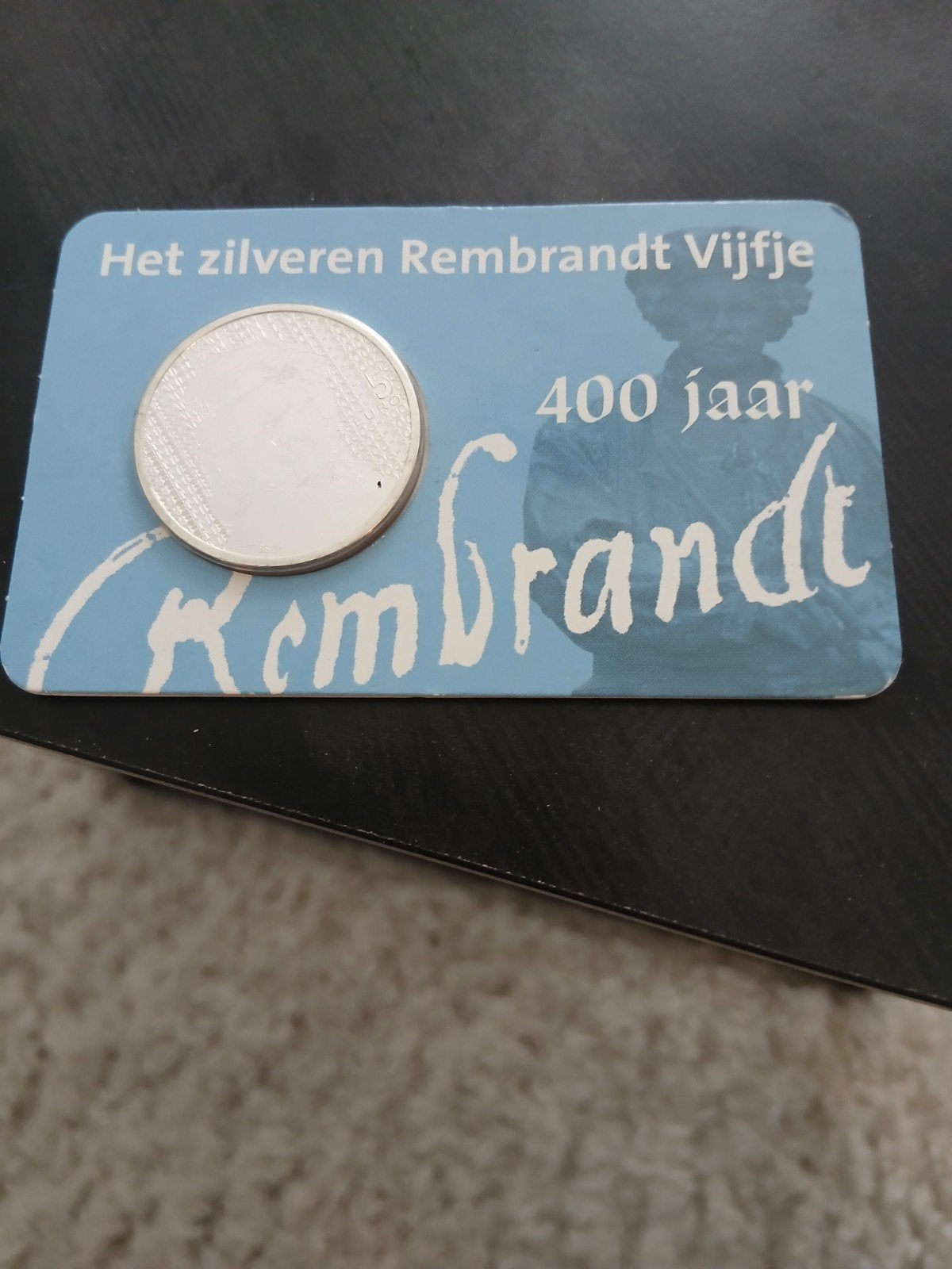 Zilveren Rembrandt Vijfje 2006 - 400 jaar Rembrandt, Ophalen of Verzenden