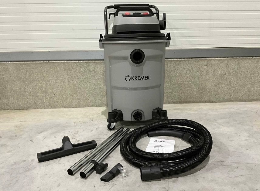 Kremer Industriële Nat- en Droogzuiger KR60LE - 2600W, Nieuw, Ophalen of Verzenden, Industriële stofzuiger, 2000 watt of meer