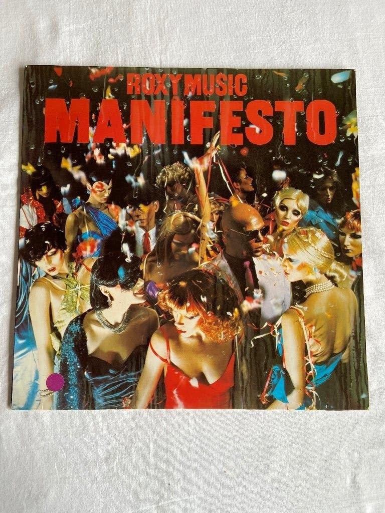 roxy music  -  manifesto, Cd's en Dvd's, LP, Electronic Rock, Ophalen of Verzenden, Zo goed als nieuw
