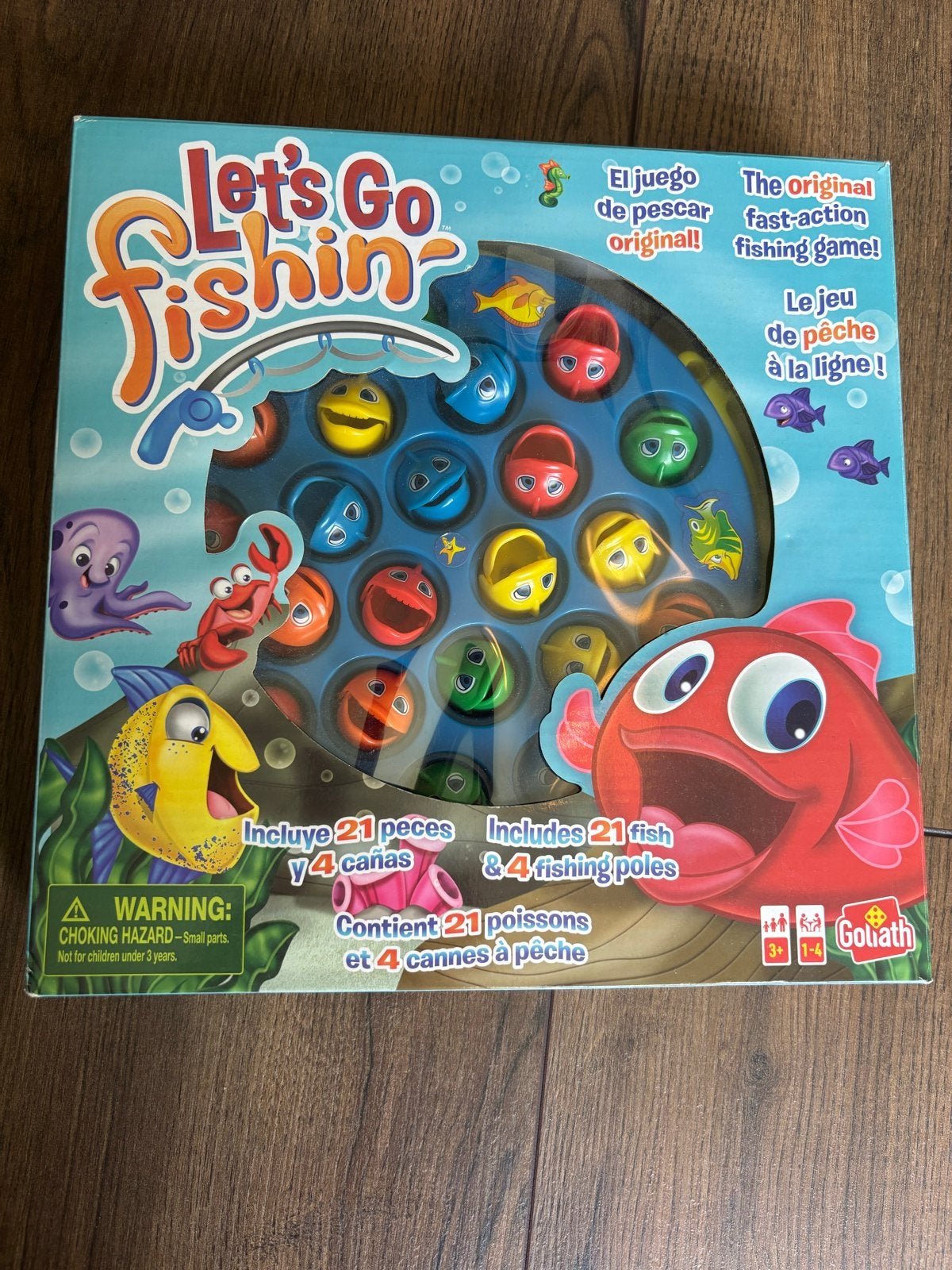 Let's Go Fishin' - Origineel snel actie visspel, Ophalen, Zo goed als nieuw, Jongen of Meisje