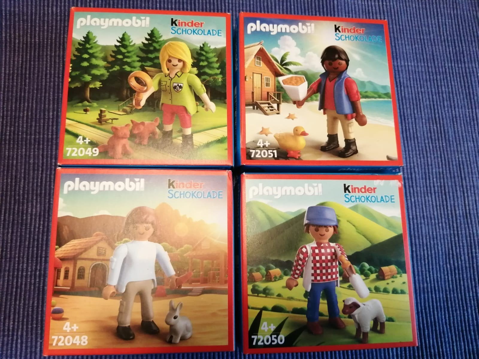 playmobil figuren complete exclusieve set 4stuks, Kinderen en Baby's, Verzenden, Nieuw, Complete set, Figuren